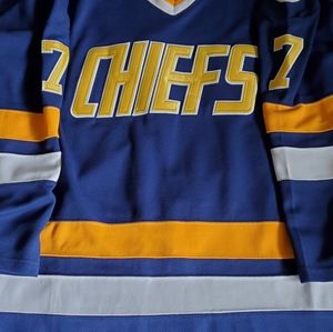 Reggie Dunlop Slapshot hockey jersey Paul newman